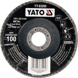 Flapdisc lamellrondell 125mm P100 typ 29 YATO Yato