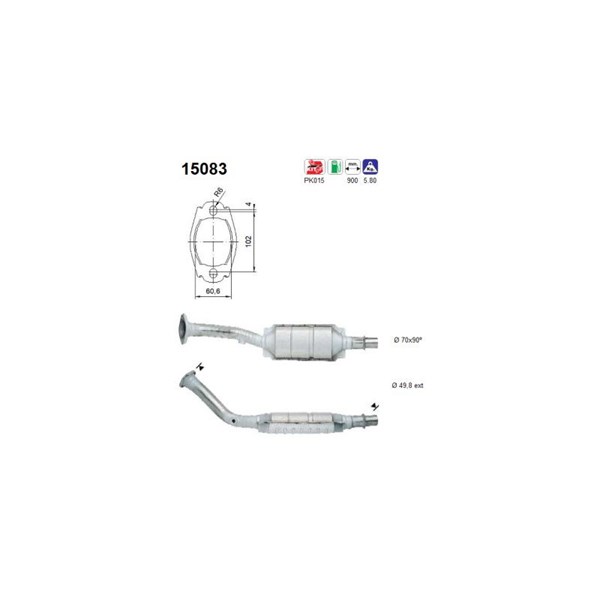 Katalysator As 15083 AS