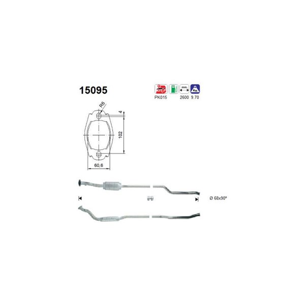 Katalysator As 15095 AS