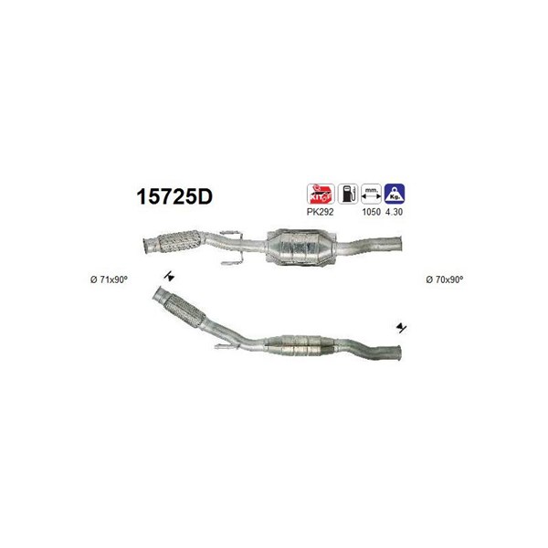 Katalysator As 15725D AS