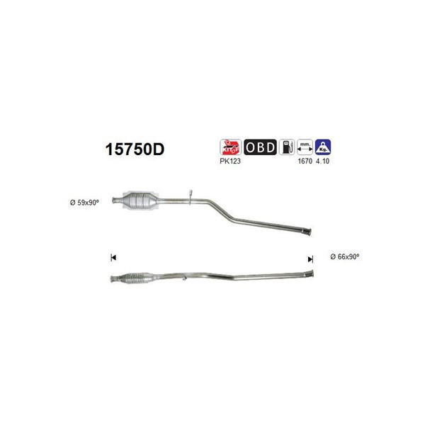Katalysator As 15750D AS