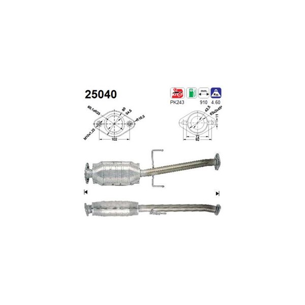 Katalysator As 25040 AS