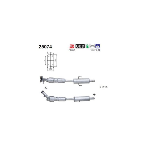 Katalysator As 25074 AS