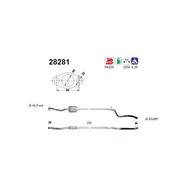 Katalysator As 28281 AS