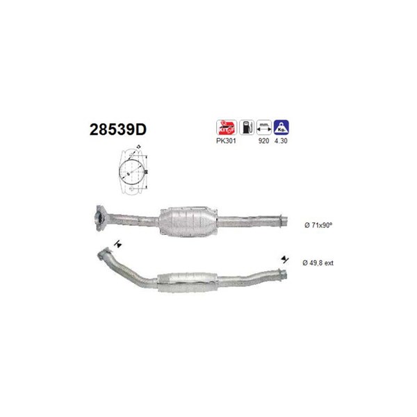 Katalysator As 28539D AS