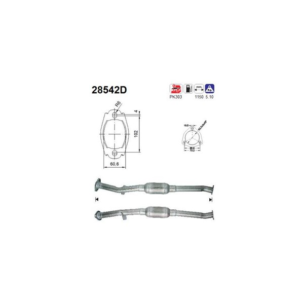 Katalysator As 28542D AS