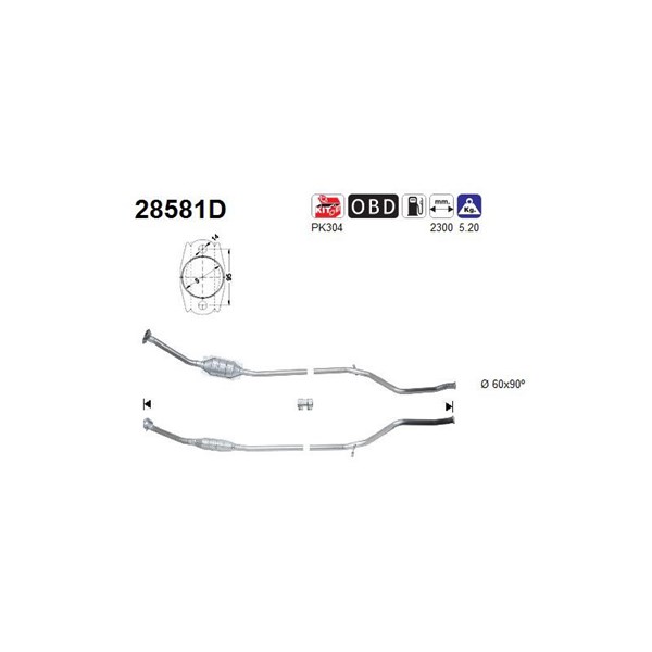 Katalysator As 28581D AS