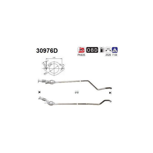 Katalysator, Bak As 30976D AS