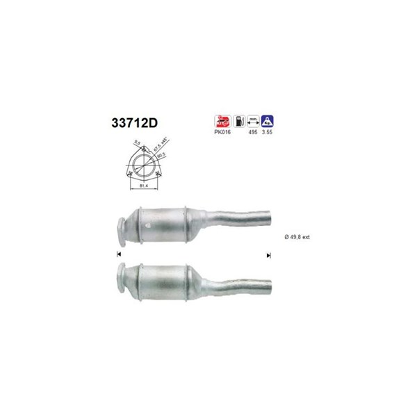 Katalysator As 33712D AS