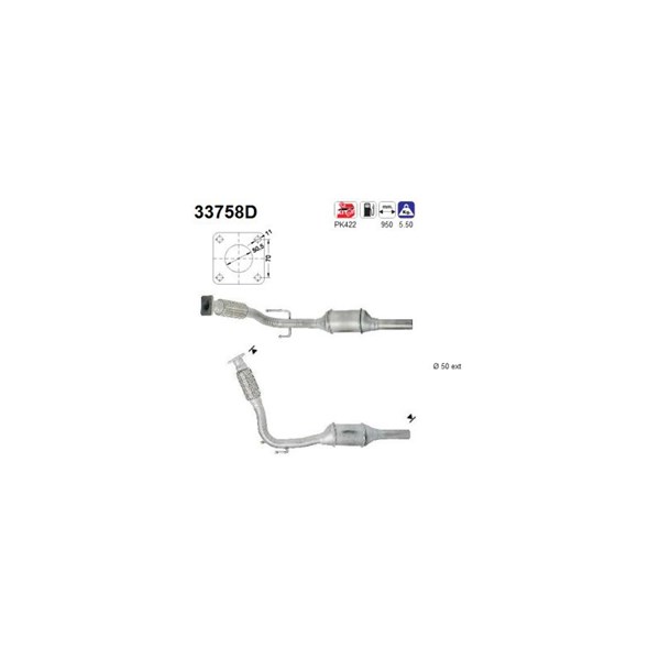 Katalysator As 33758D AS