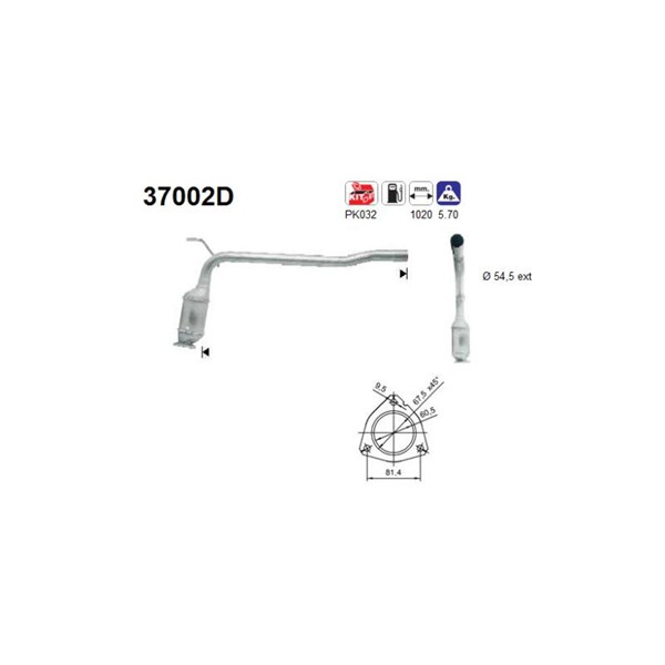 Katalysator As 37002D AS