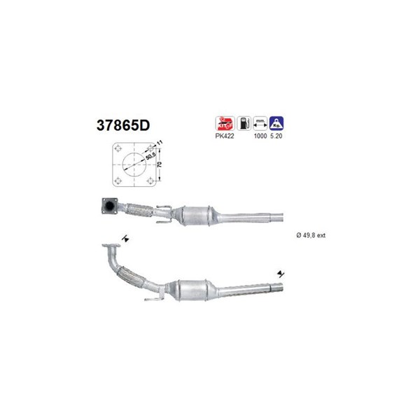 Katalysator As 37865D AS