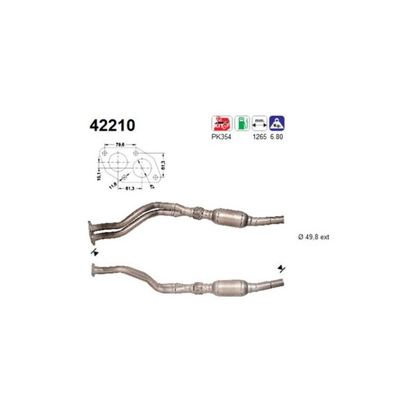 Katalysator As 42210 AS