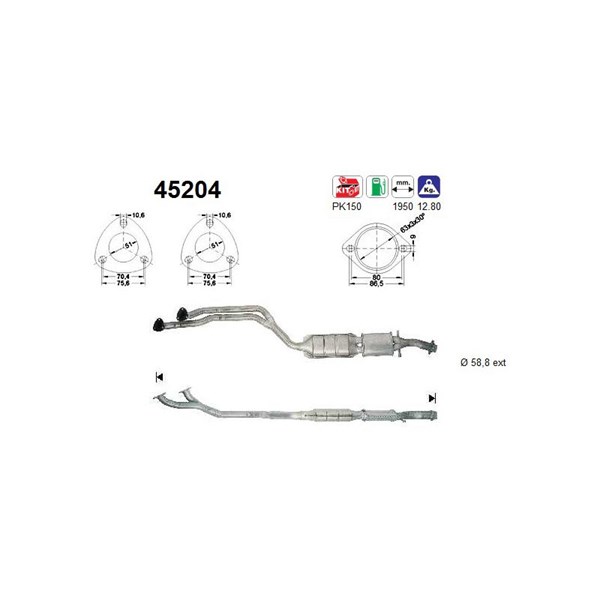 Katalysator As 45204 AS