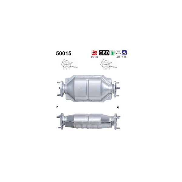 Katalysator, Bak As 50015 AS