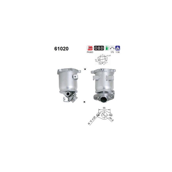 Katalysator, Fram As 61020 AS