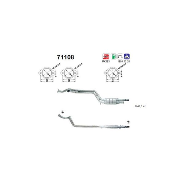 Katalysator As 71108 AS