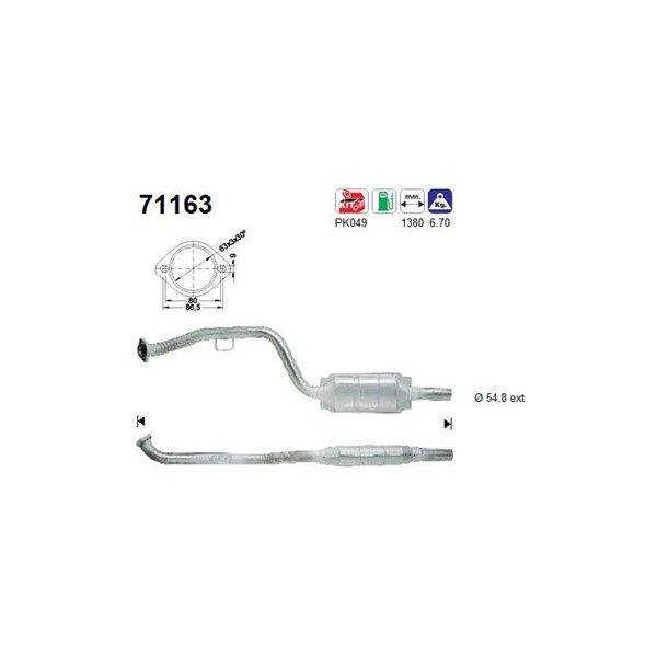 Katalysator As 71163 AS