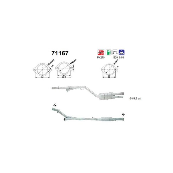Katalysator As 71167 AS