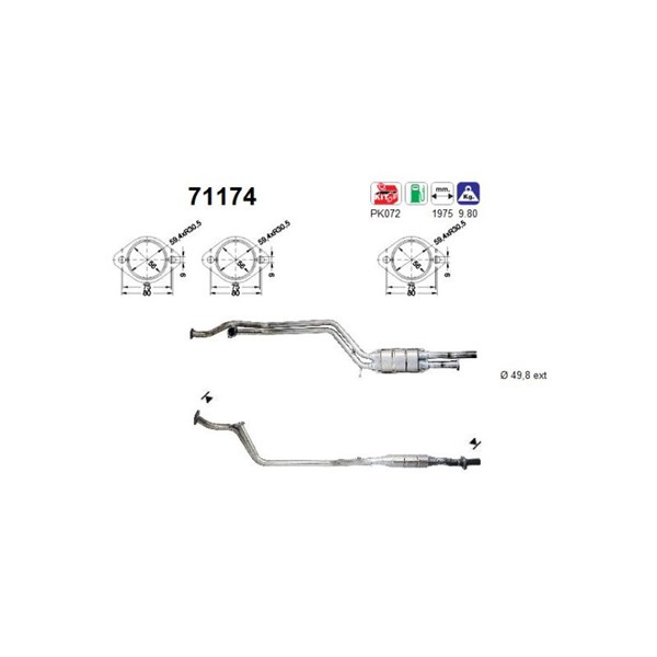 Katalysator As 71174 AS