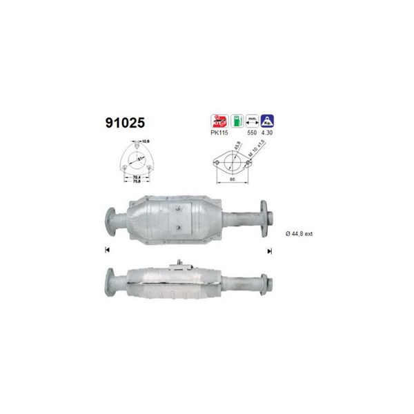 Katalysator As 91025 AS