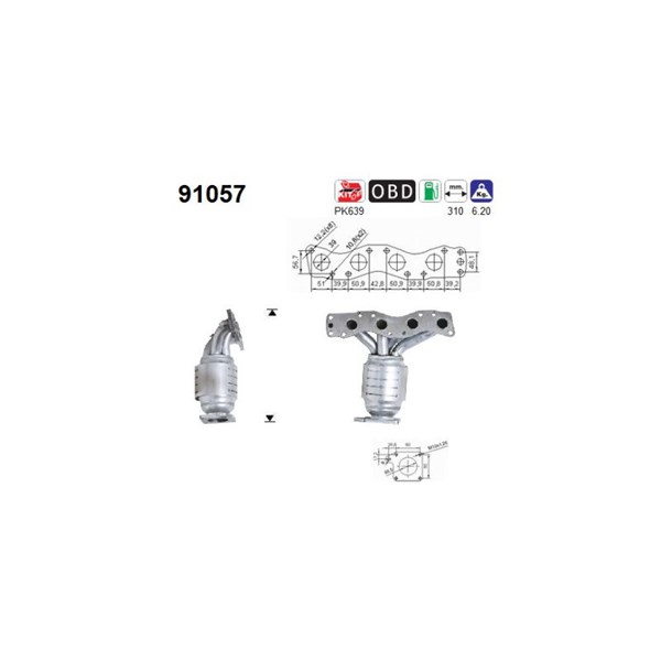 Katalysator As 91057 AS