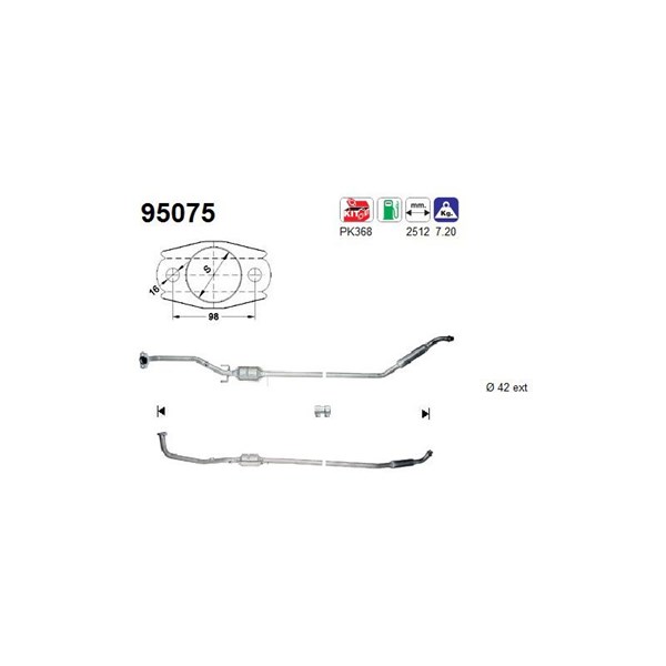 Katalysator As 95075 AS