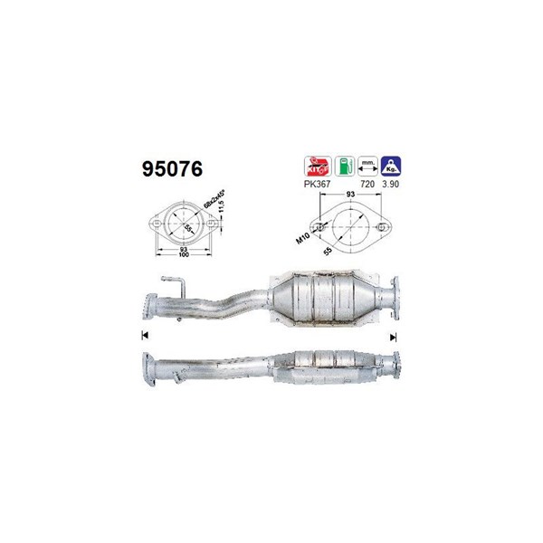 Katalysator As 95076 AS