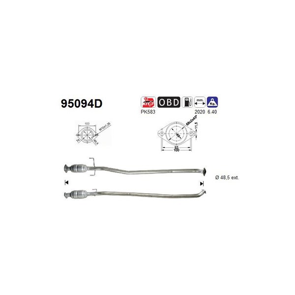 Katalysator, Bak As 95094D AS