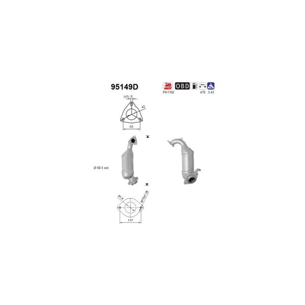 Katalysator, Fram As 95149D AS