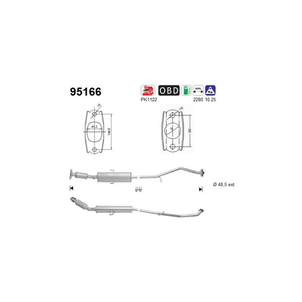 Katalysator As 95166 AS