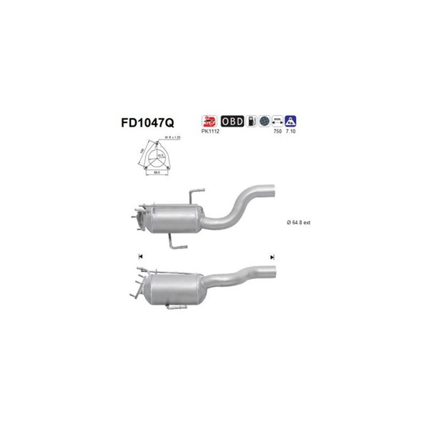 Dieselpartikelfilter As FD1047Q AS