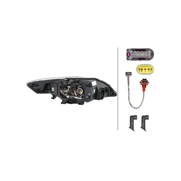Strålkastare 12V, Vänster Hella 1EL 010 541-091 HELLA