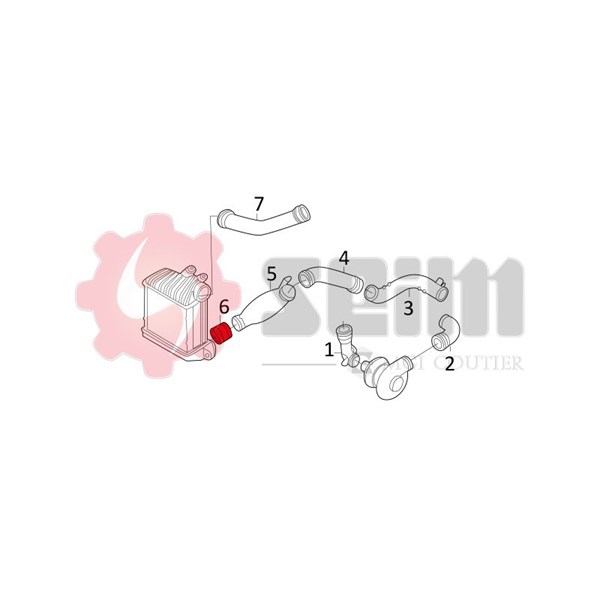 Laddluftslang Seim 981021 SEIM