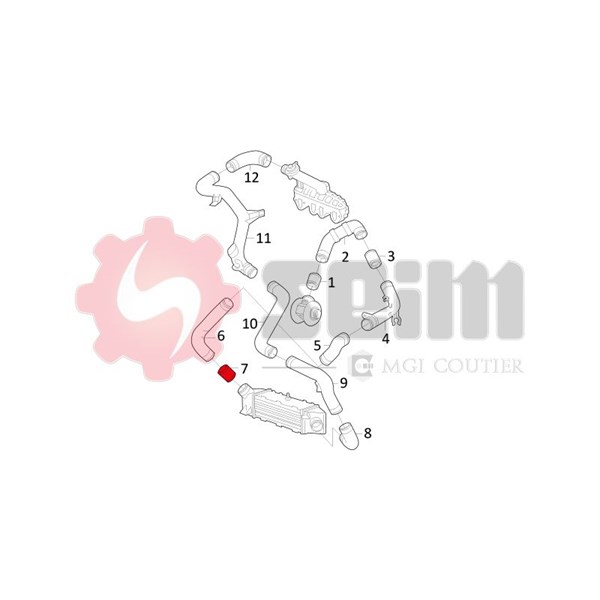Laddluftslang Seim 981021 SEIM
