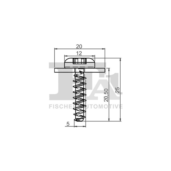 Clip, list Fa1 13-70003.5 FA1