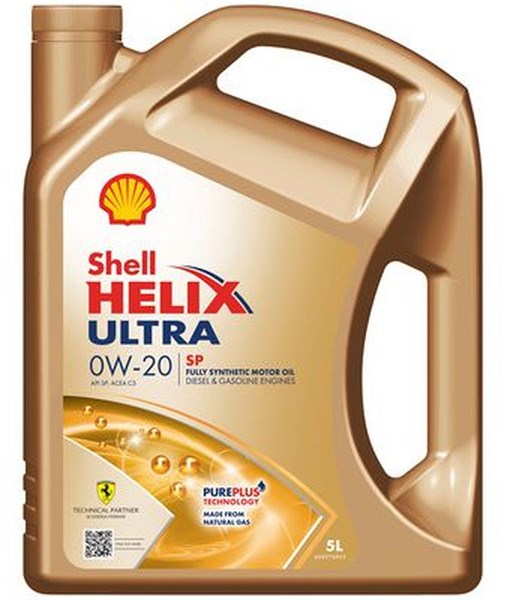 Motorolja SHELL Helix Ultra SP C5 0W-20 SHELL Stöd (oljeretur) SHELL
