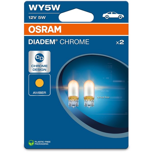 Glödlampa, blinker, Fram, Bak, Ytterspegel, Sidoinstallation, Skä OSRAM