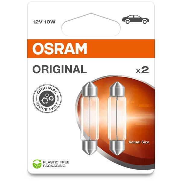 Glödlampa, innerbelysning, Fram, Bak, Fram eller bak, Mitt och ba OSRAM