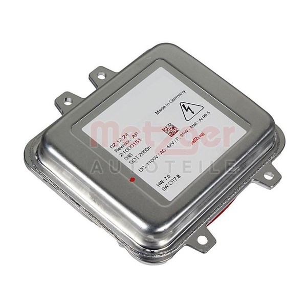 Förkopplad gasutledningslampa 12V, Tvåsidig