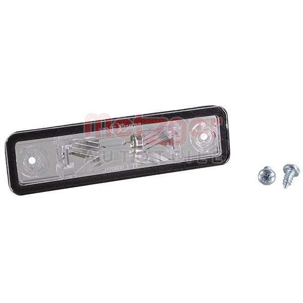 Belysning, registreringsskylt, Höger, Vänster