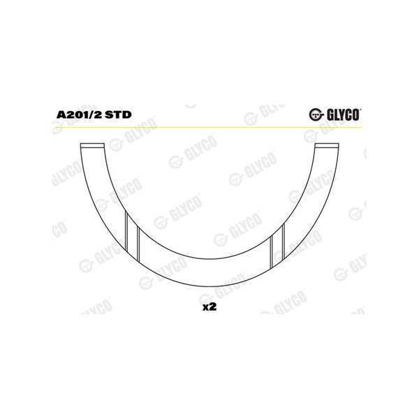 Distansskiva, vevaxel GLYCO GLYCO