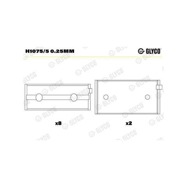 Vevlager GLYCO GLYCO