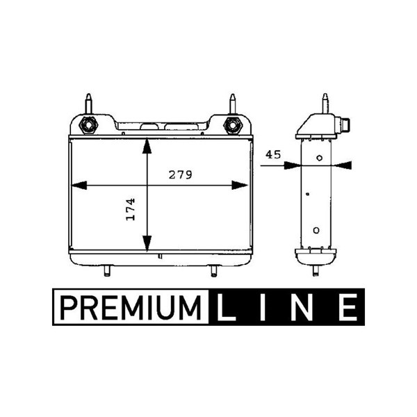 Oljekylare, motor MAHLE BEHR *** PREMIUM LINE *** MAHLE