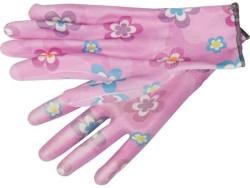 Trädgårdshandskar Blommor - Ljusrosa, Storlek 8 FLO Flo
