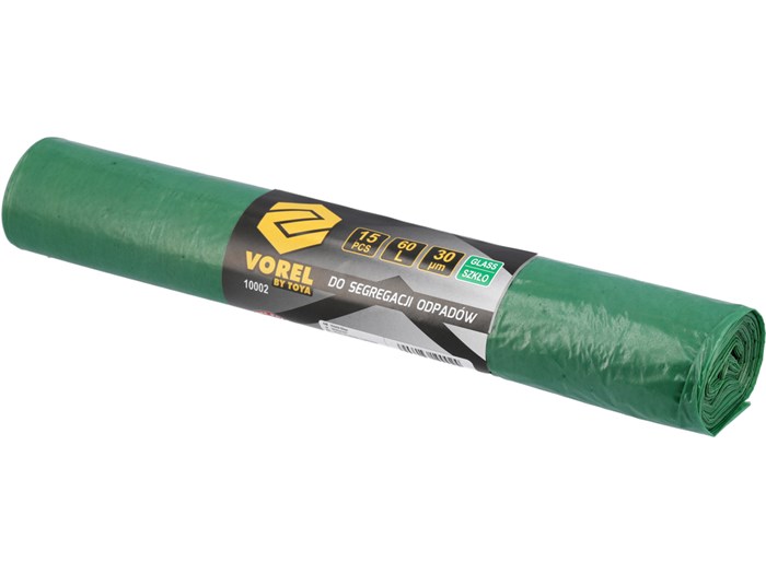 Sopsäckar för glas 60 L 15 st VOREL VOREL