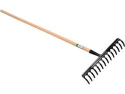 Räfsa med skaft 12 tänder FLO Flo