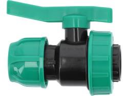 Kulventil 25 mm x 3/4" PP FLO Flo