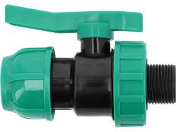 Kulventil 32 mm x 1" PP FLO Flo