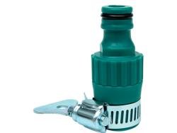 Krananslutning 1/2" gummi+klämma FLO Flo